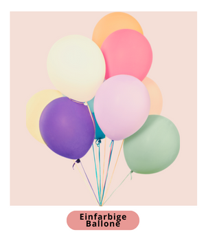 Einfarbige Latex-Ballone