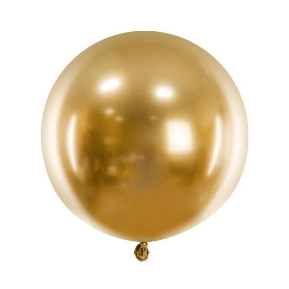 Ballon Chrome, gold, 60cm