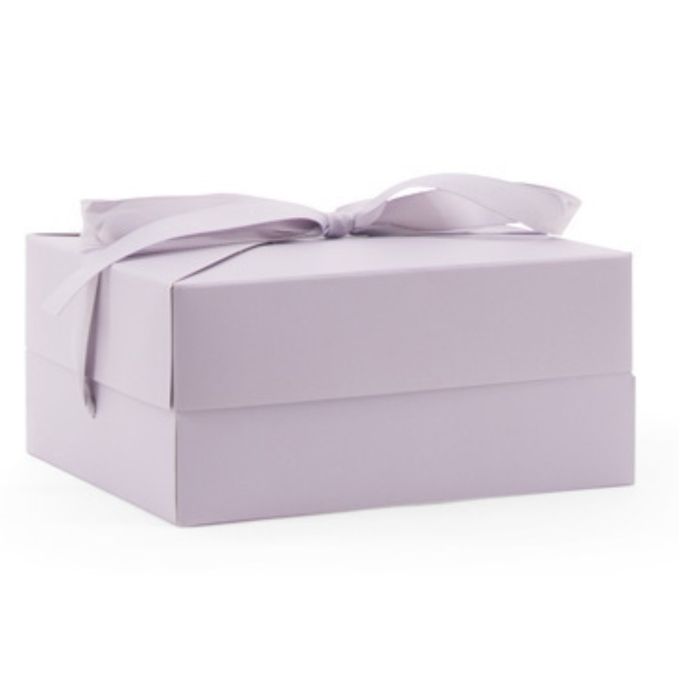 Geschenk-Box mit Schleife, Pop Up, Soft Flieder, 1 Stk