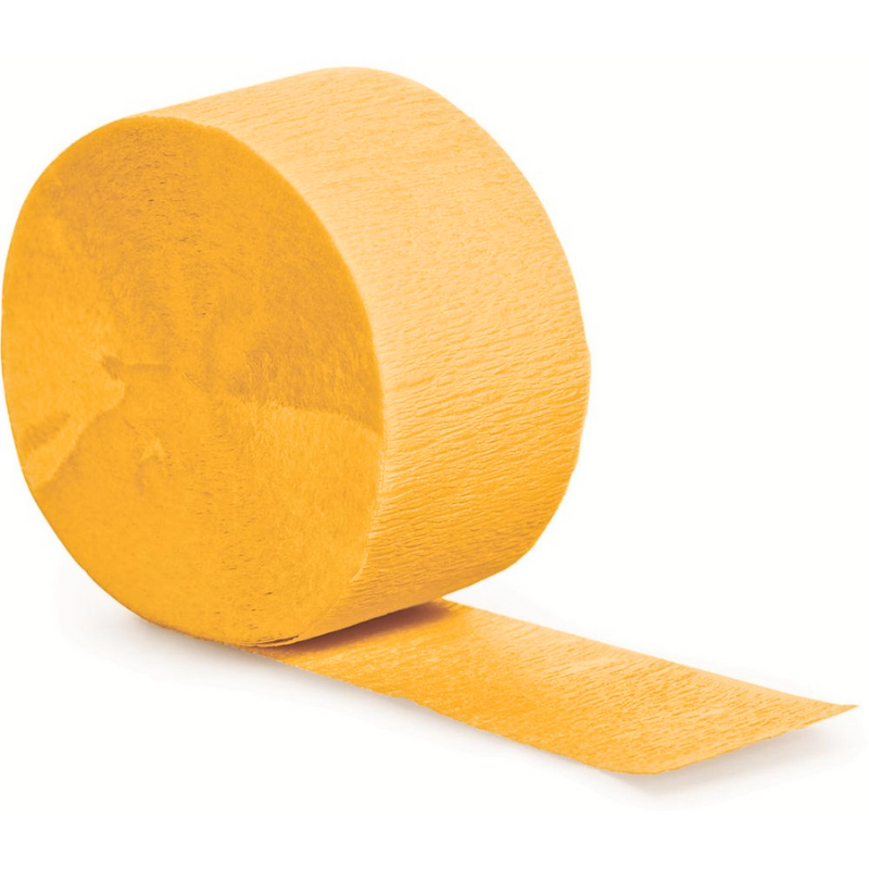 Krepp Papierband, Sonnen-gelb