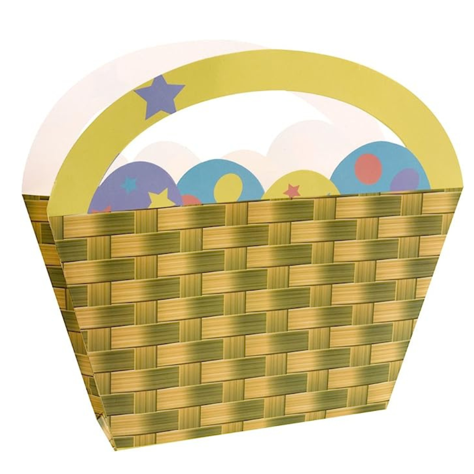Ostereier-Sammelkörbchen aus Karton  4-Pack