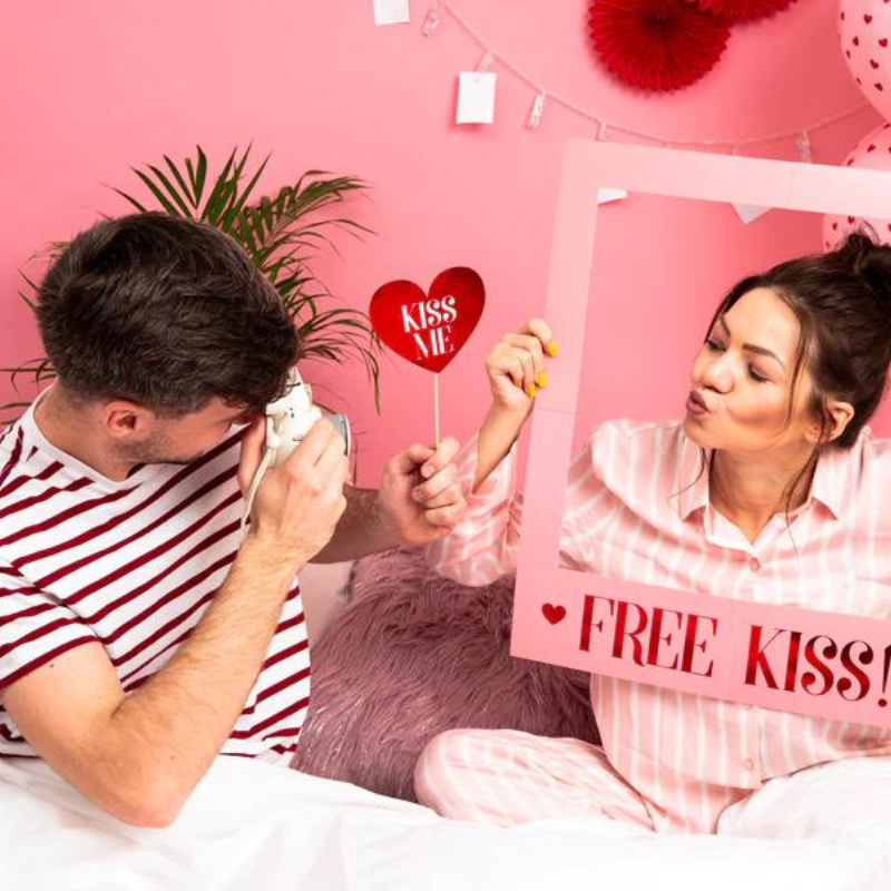 Photo Props, Valentinstag Bride to be Free Kiss