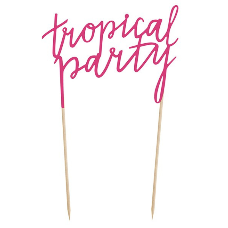 Tortentopper Tropical Party pink