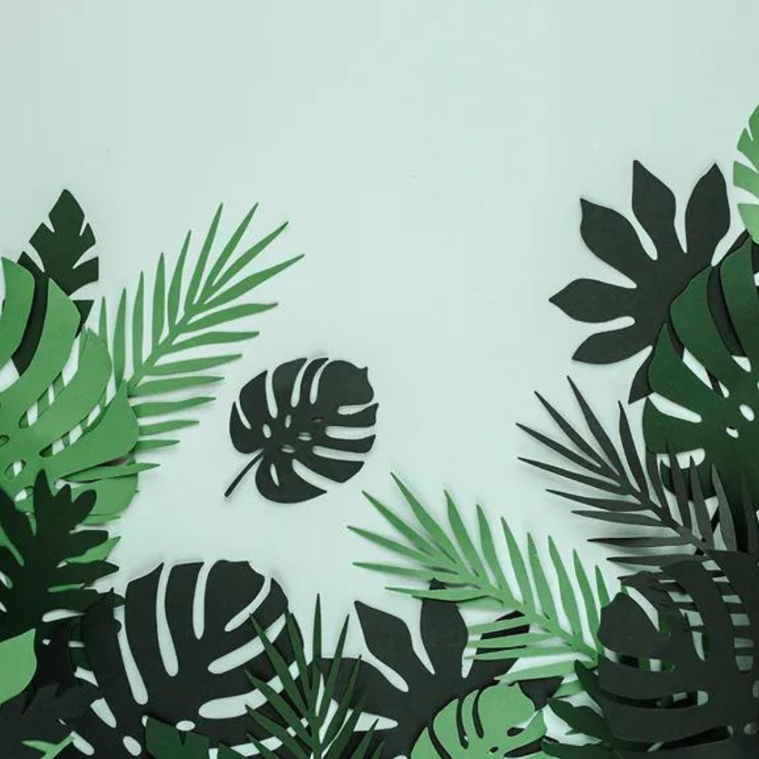 Tropical Blätter Streudeko XL Dekoration Aloha