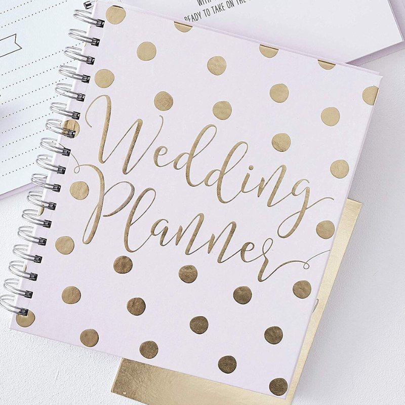 Wedding Planner, Hochzeitsplaner Buch gold