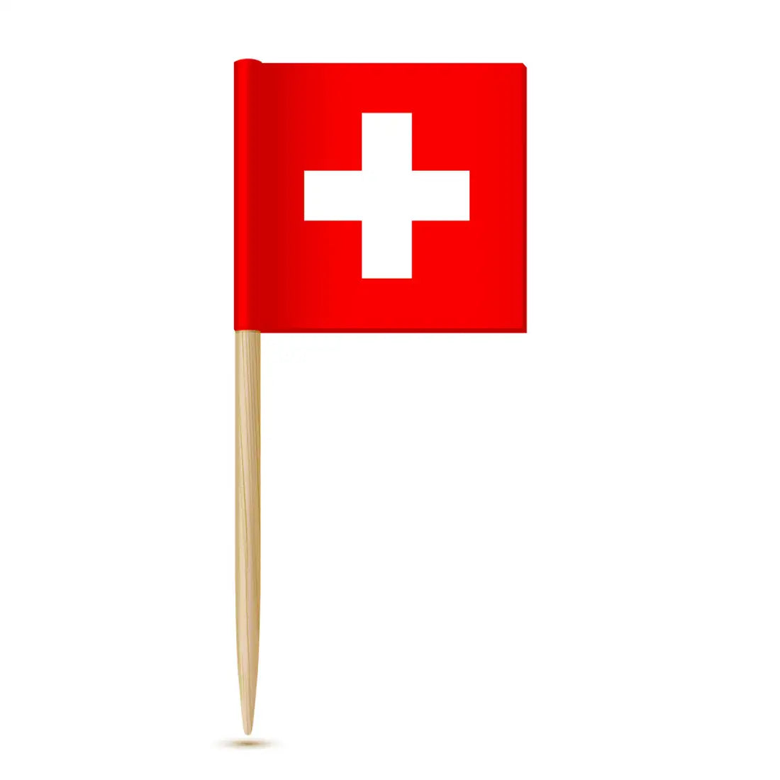 Apero Sticks, Flagge Schweiz, 25 Stk