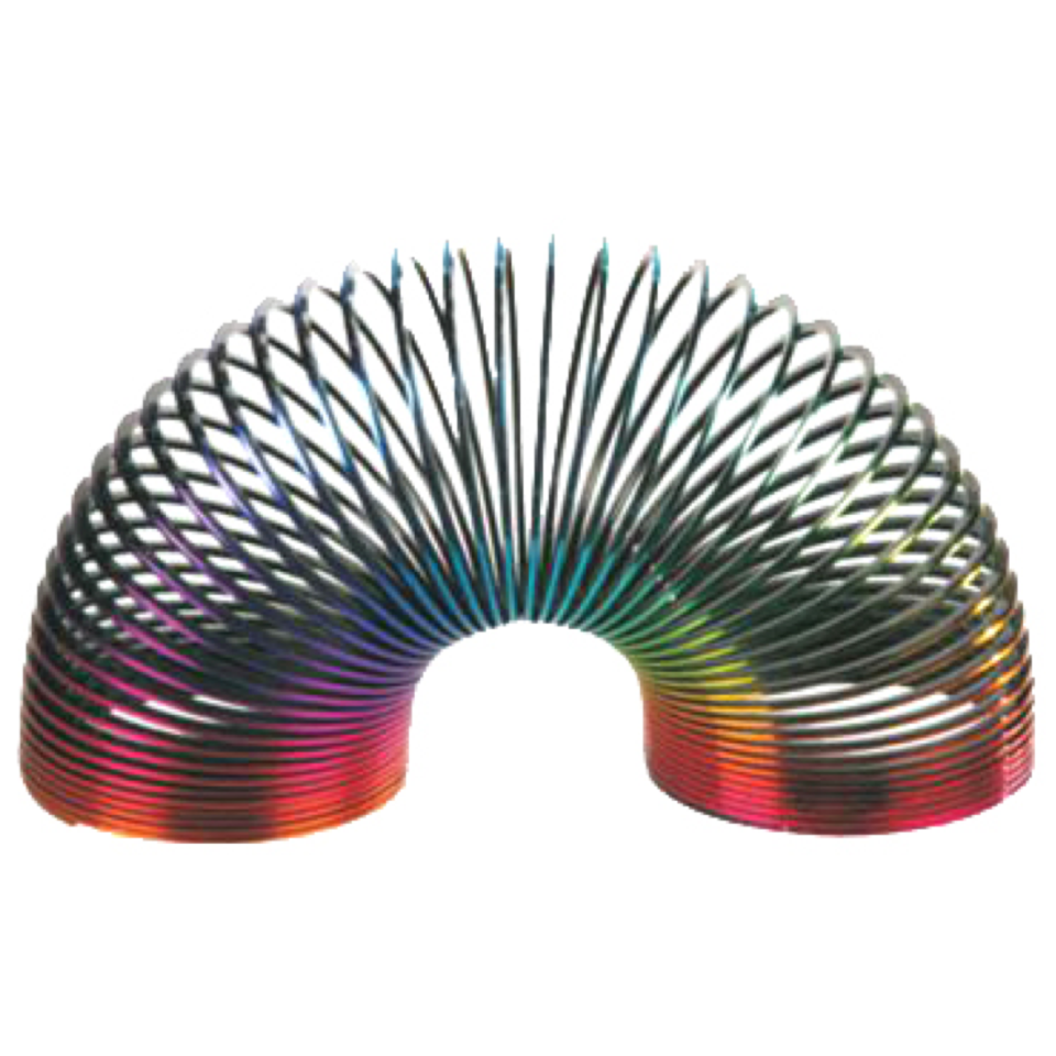 Kunststoff Spirale Regenbogen