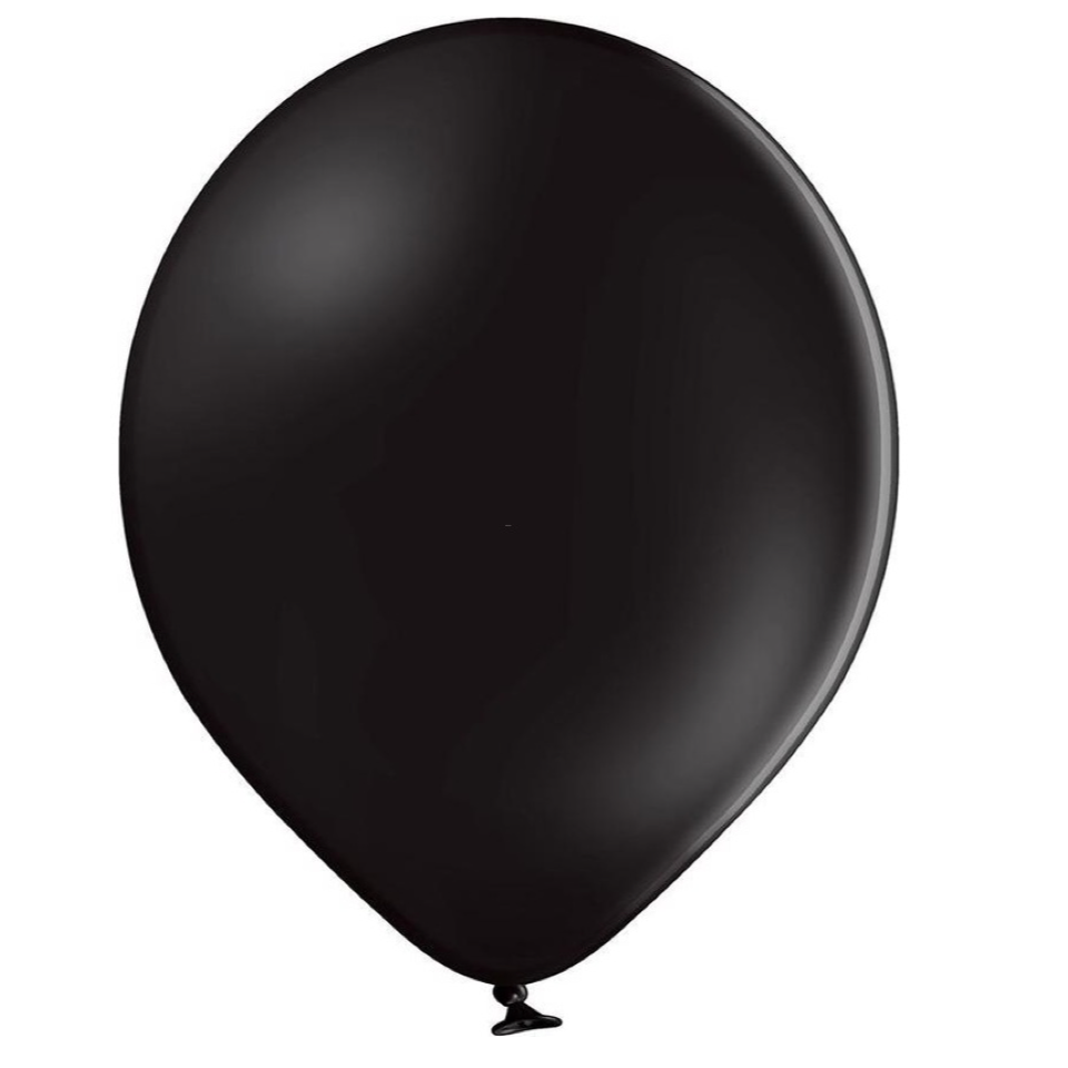 Ballon schwarz, 10 Stück