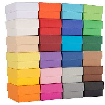 Geschenkbox, Schachtel, L, 26x17x7cm, div. Farben, 1 Stk
