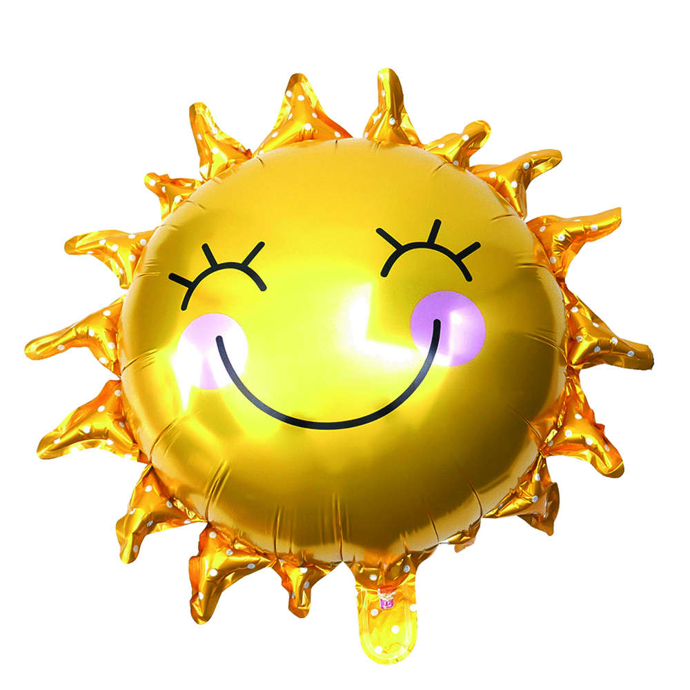 Folienballon Emoji, Sonne Smiley  45cm
