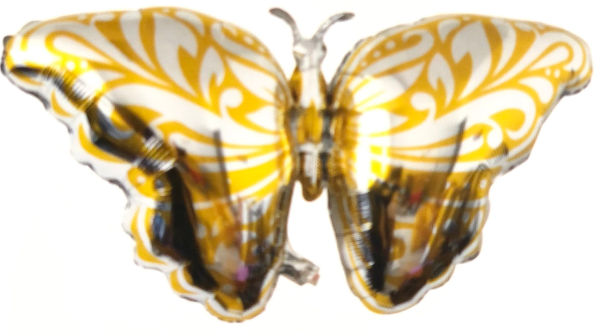 Folienballon Schmetterling Gold 96cm