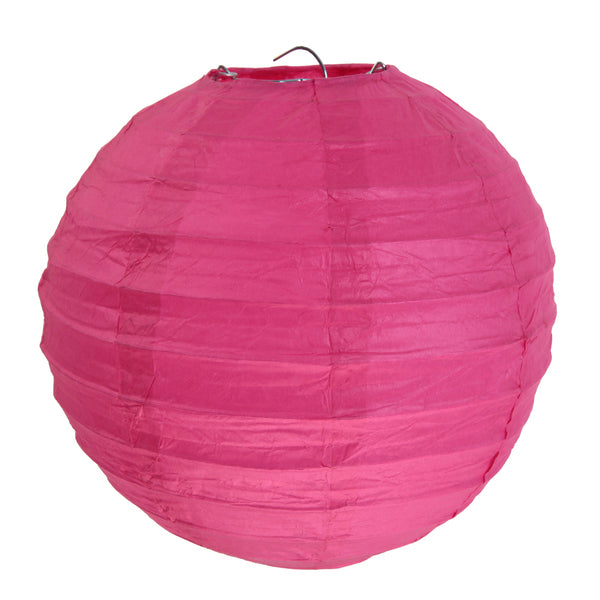 Papier Lampion 30cm, pink, 2 Stk