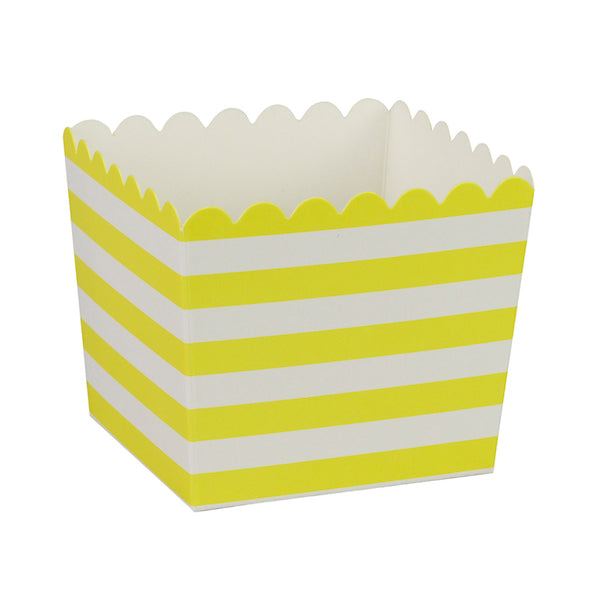 Snackbox gelb gestreift, klein