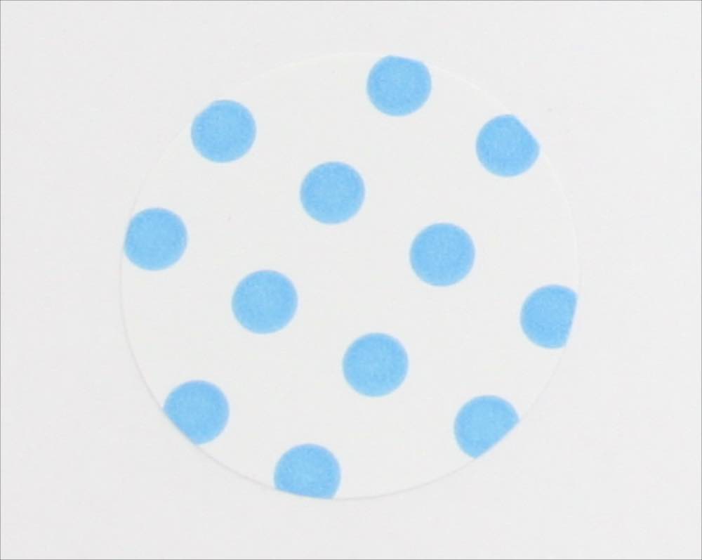 Mini Sticker blaue Punkte, 32 Stk