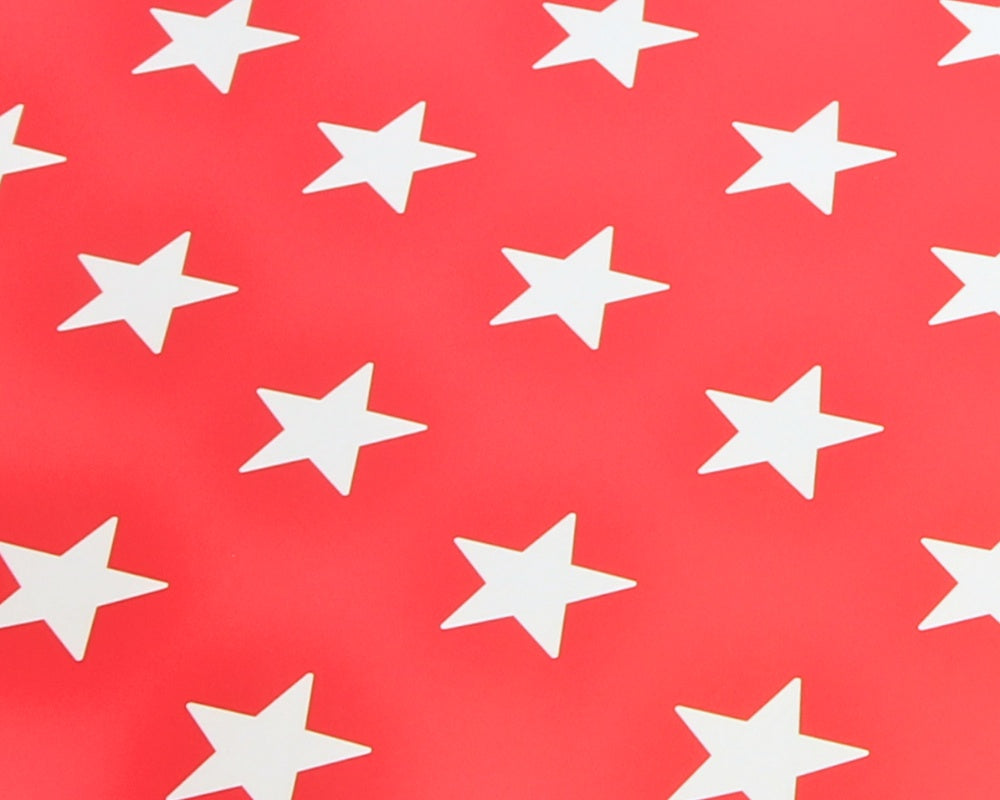 Geschenkpapier Sterne rot, 49x69cm, 2 Bögen