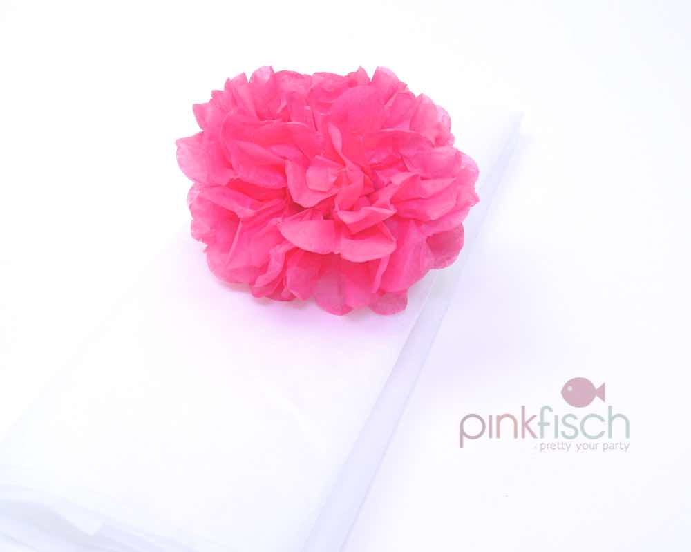 Papier Pompom 10cm, pink