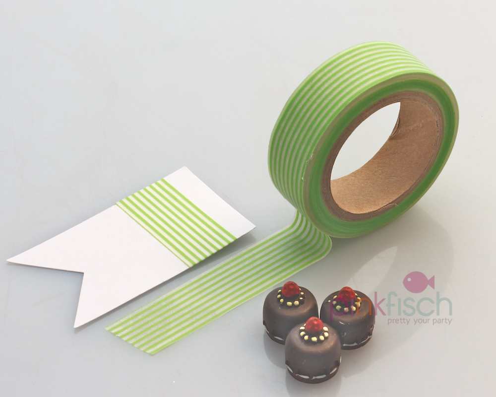 Masking Tape, Kringel limegrün