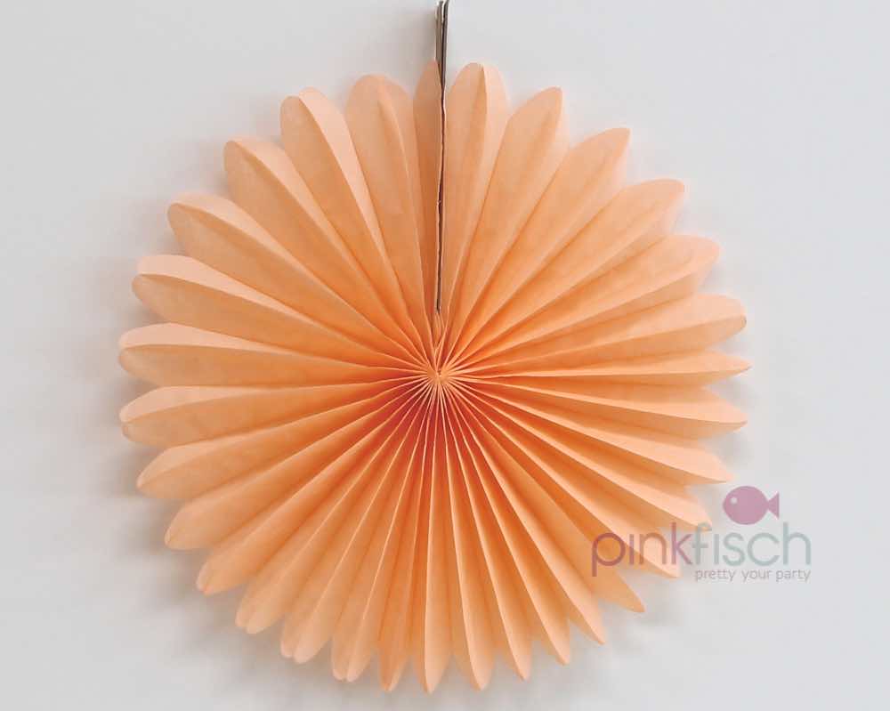 Papier Blume, apricot, 45cm (18´´)