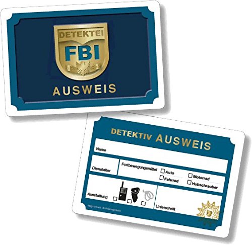 Ausweis, FBI Dienstausweis, 6 Stk
