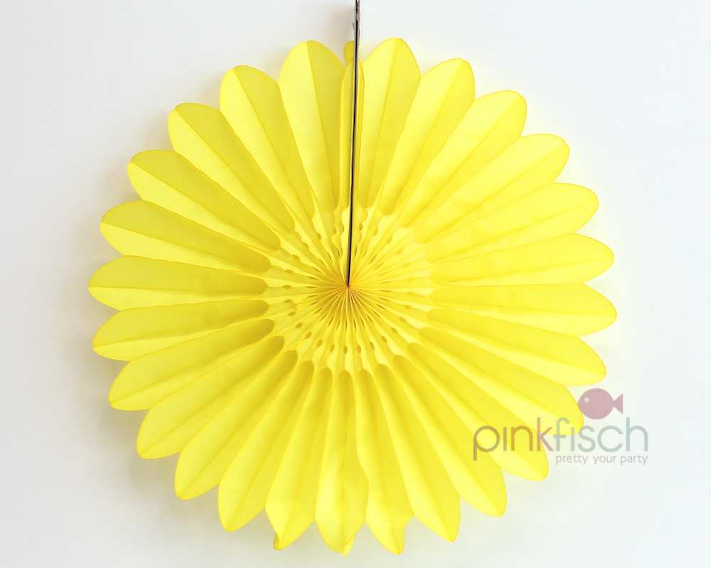 Papier Blume, gelb, 45cm (18´´)