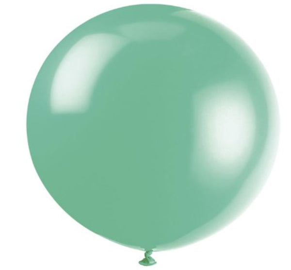 Riesenballon emerald grün, uni, 90cm
