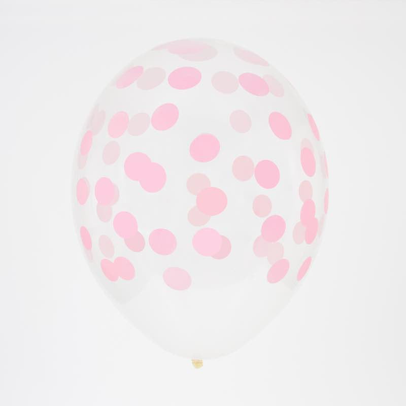 Ballon Konfetti, rosa