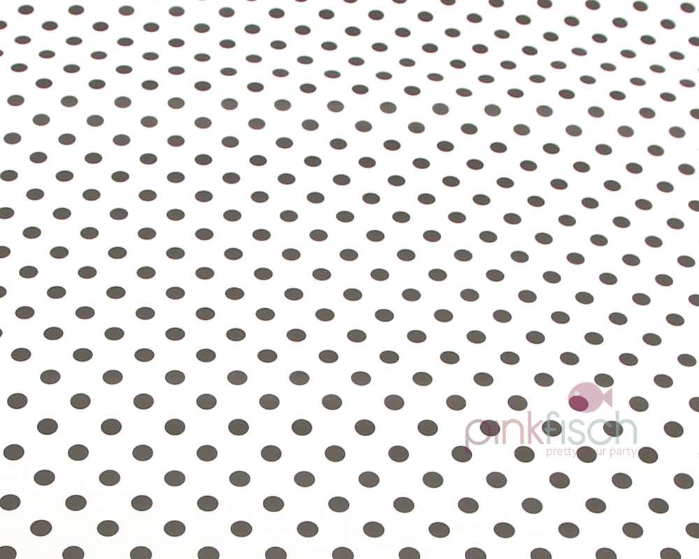Geschenkpapier Dalmatiner schwarze Punkte, 49x69cm, 2 Bögen