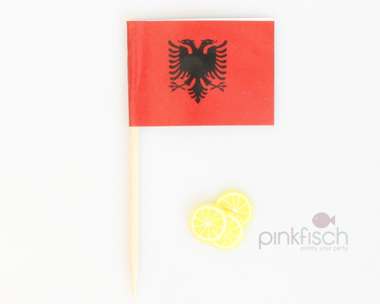 Apero Sticks, Flagge, Albanien