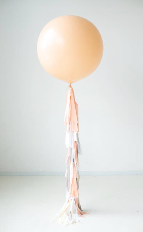 Riesenballon Blush uni, 80cm