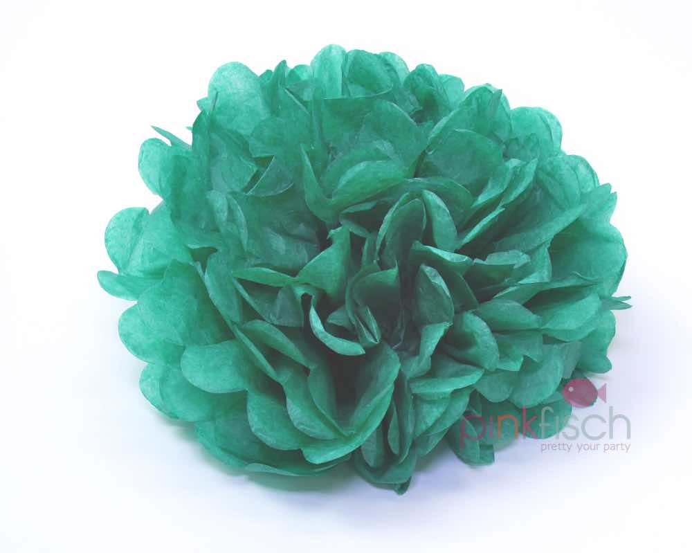 Papier Pompom, emerald, 20 cm