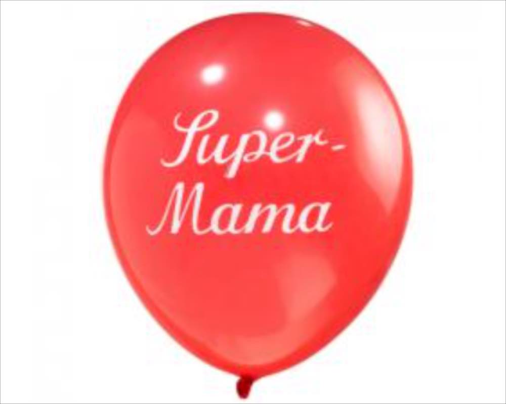 Ballon-Set, Super Mama 5 Stk