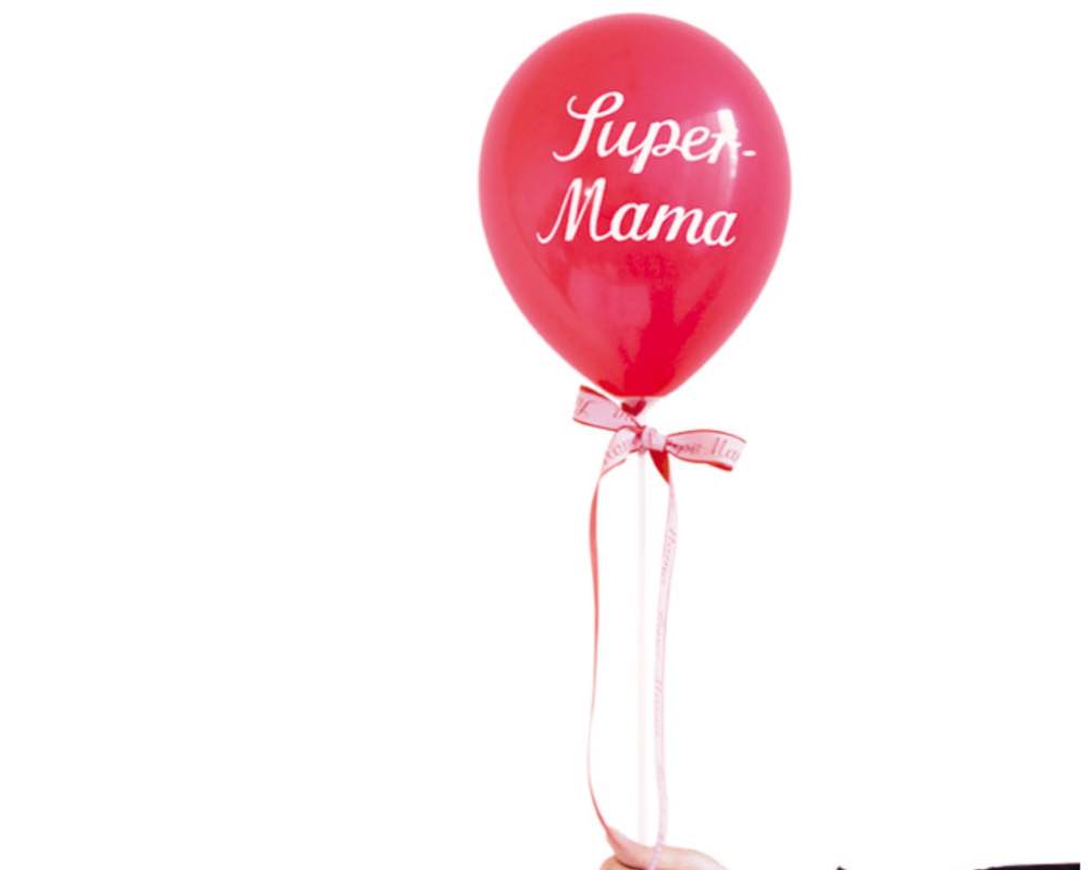 Ballon-Set, Super Mama 5 Stk