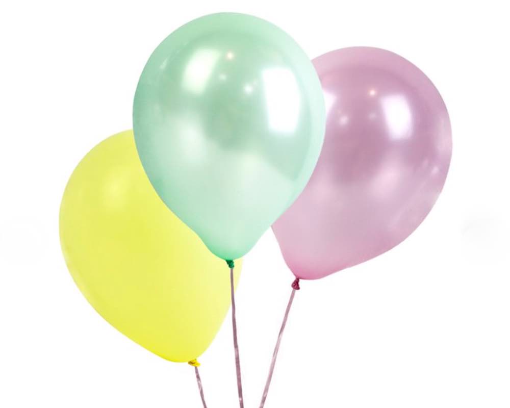 Ballon-Set, Pastell, 16 Stk