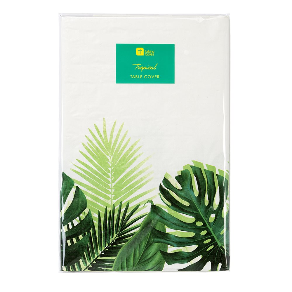 Papier Tischdecke, Tropical Fiesta Palmenblatt