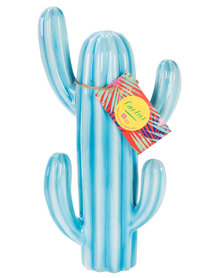 Kaktus Deko-Objekt, blau