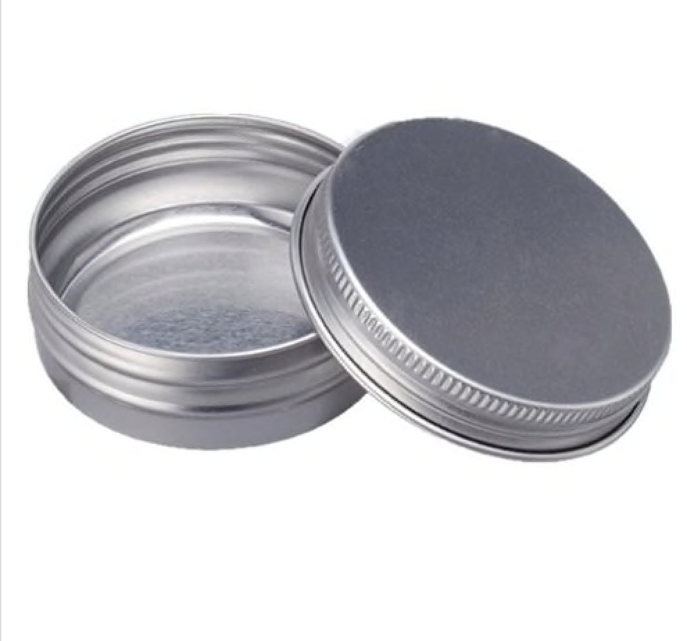 Lippenpomade Dosen, leer, Aluminium, 5 Stück, Medium