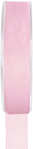 Organza-Schleifenband, rosa, 6mm, 20m