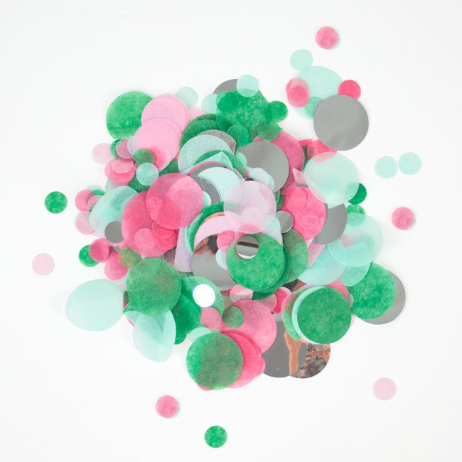 Konfetti grün pink, Tropical Punch