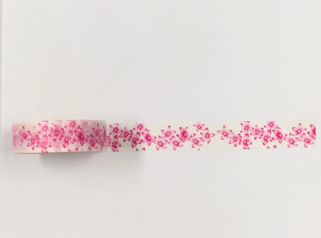 Masking Tape, Rosa Blüten