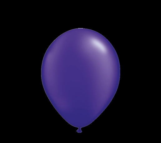 Ballon violett mit Perleffekt, 10 Stk