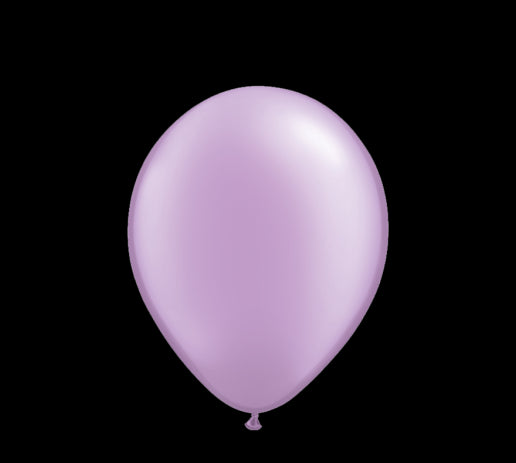 Ballon-Set flieder mit Perleffekt, 10 Stk
