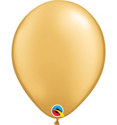 Ballon Chrome, gold, 5 Stk.