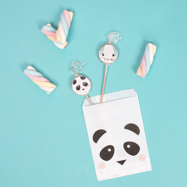 Papiertüten, Mini Panda, 10 Stk