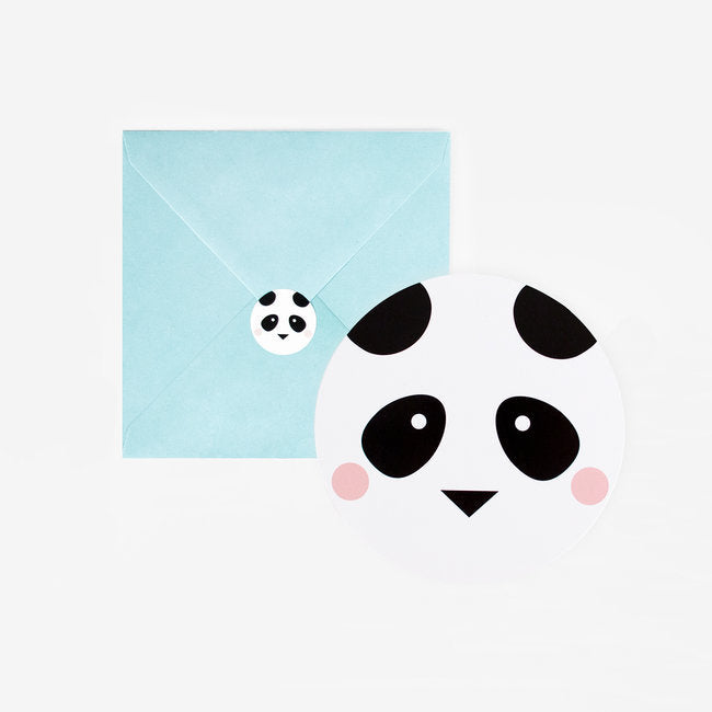 Einladungen Mini Panda, 8 Stk