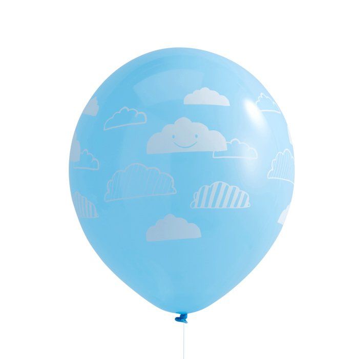 Ballon-Set Wolken, 10 Stk