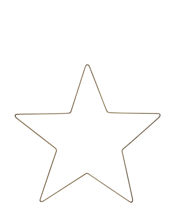 Stern zum Aufhängen, Gold, 45 cm