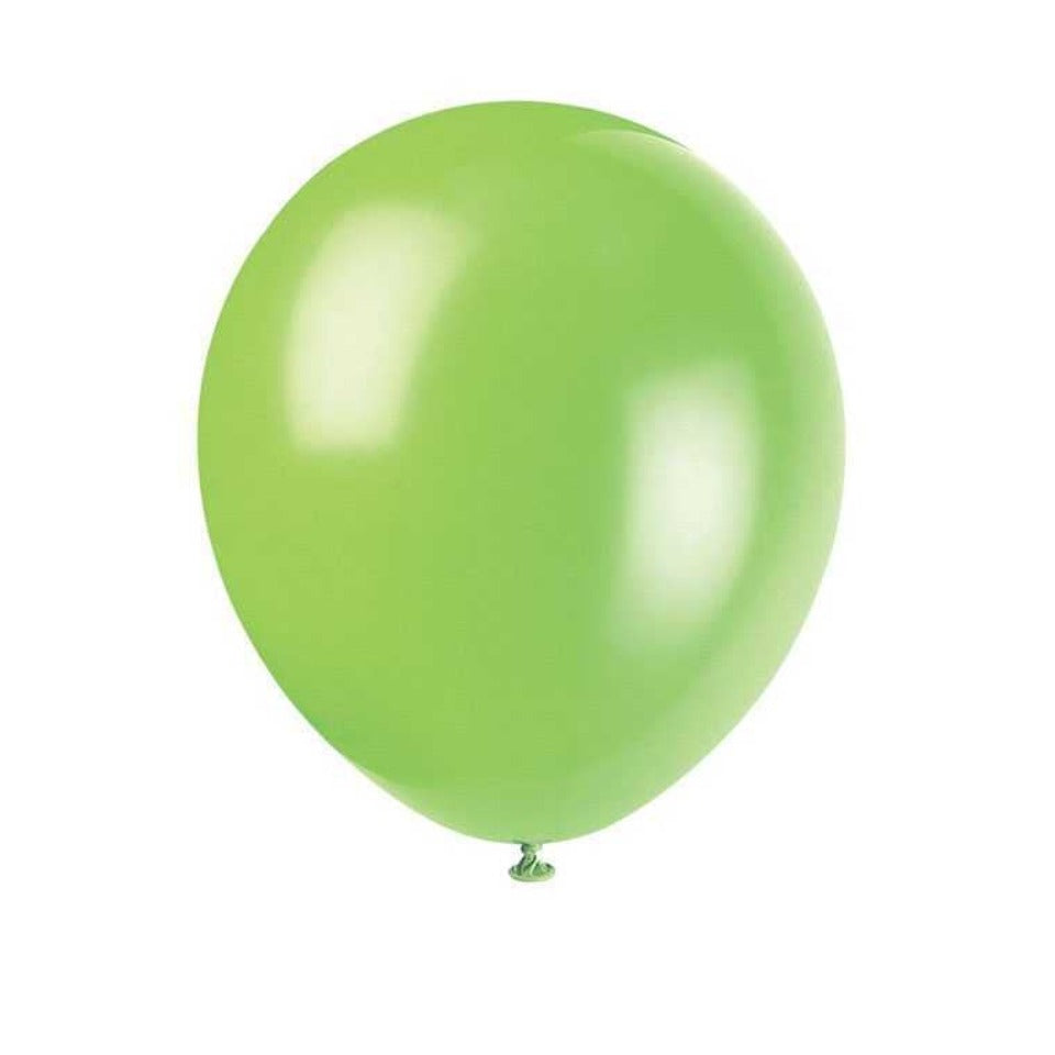 Ballon apfelgrün, 10 Stk.