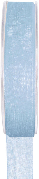 Organza-Schleifenband, himmelblau, 6mm, 20m