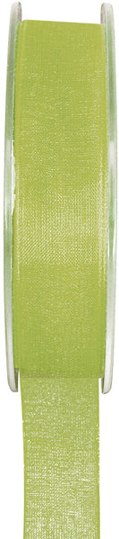 Organza-Schleifenband, hellgrün, 6mm, 20m
