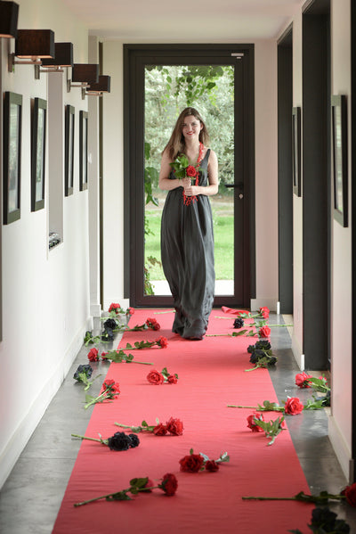 Teppich Hochzeitszeremonie, rot, 15 Meter